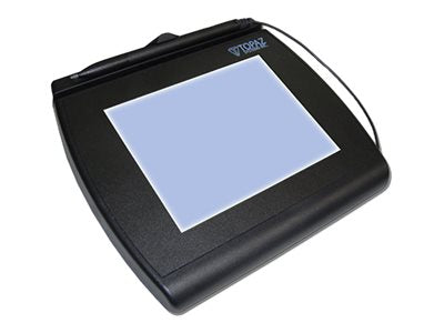 Topaz SignatureGem LCD 4x5 T-LBK766-BHSB - Signature terminal - 4.6 x 3.4 in - electromagnetic - wired - serial, USB T-LBK766-BHSB-R
