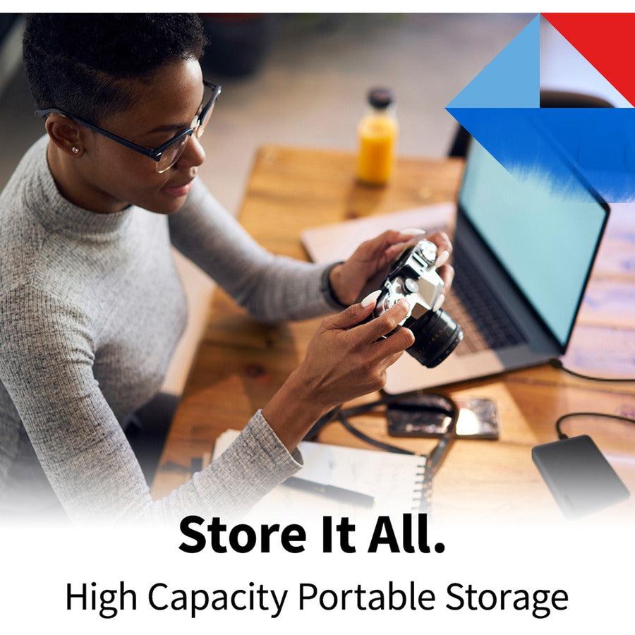 Toshiba-IMSourcing Canvio Advance HDTCA40XK3CA 4 TB Portable Hard Drive - External - Black