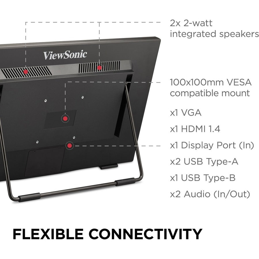 Touch Screen Monitor 24 Inch - Interactive PCAP Display | ViewSonic TD2465