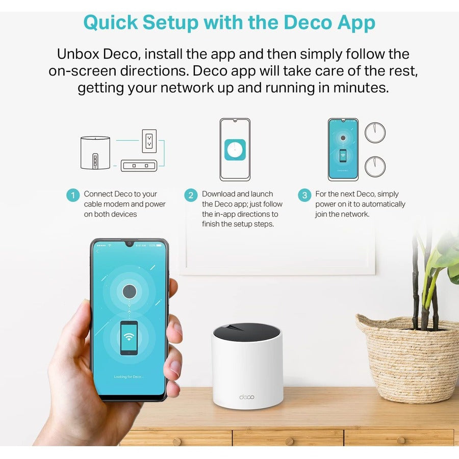 Tp-Link Deco X55(3-Pack) - Deco Ax3000 Wifi 6 Mesh System DECO X55(3-PACK)
