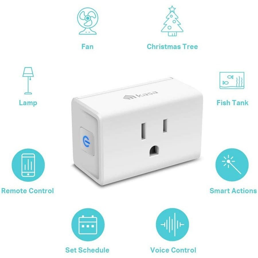 TP-Link Kasa Smart EP10P2 - Kasa Smart Plug Ultra Mini 15A - 2-Pack