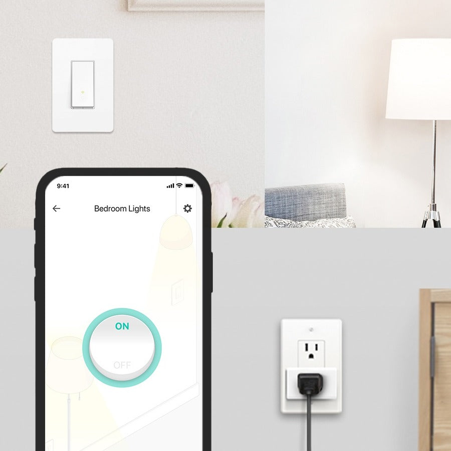 TP-Link Kasa Smart EP10P4 - Kasa Smart Plug Mini 15A - 4-Pack