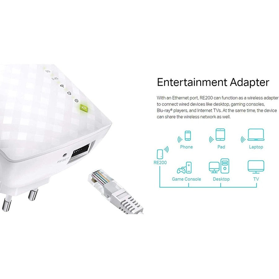 Tp-Link Re200 - Dual Band Ieee 802.11Ac Wireless Range Extender