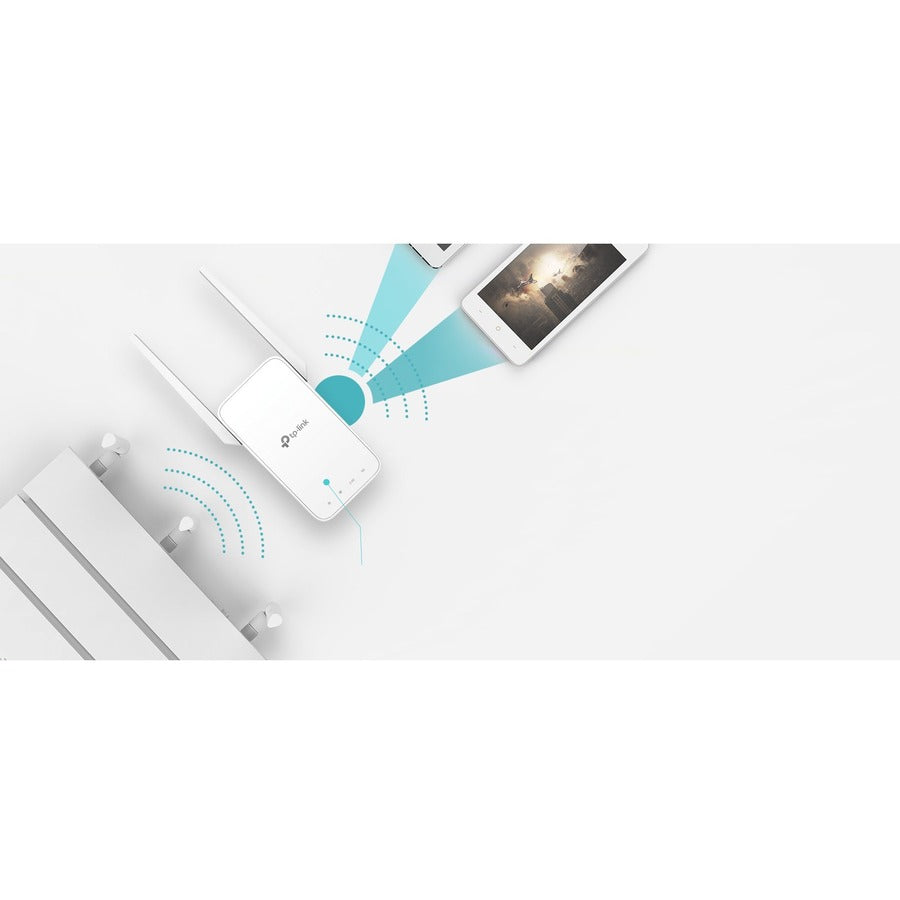 TP-Link RE215 - Dual Band IEEE 802.11ac 733 Mbit/s Wireless Range Extender