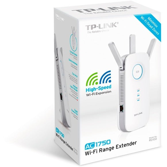 TP-Link RE450 - IEEE 802.11ac 1.71 Gbit/s Wireless Range Extender