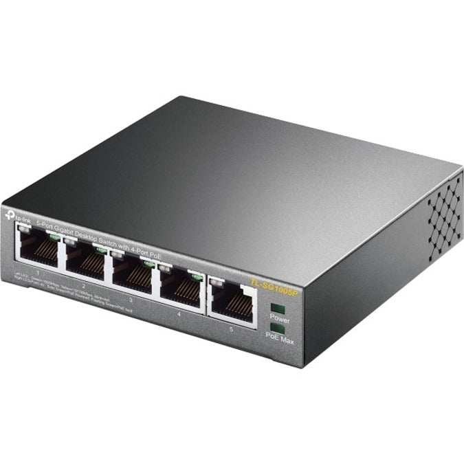 Tp-Link Tl-Sg1005P - 5-Port Gigabit Poe Switch - Limited Lifetime Protection