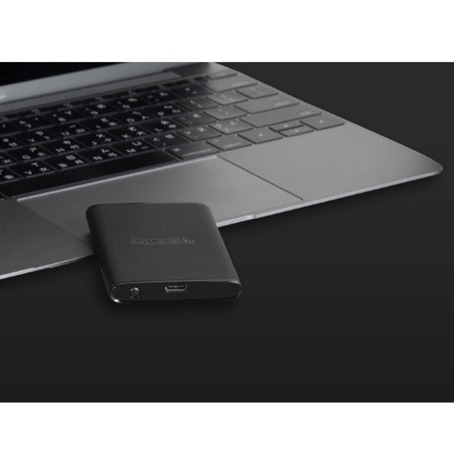 Transcend ESD270C 500 GB Portable Solid State Drive - External - Black TS500GESD270C