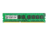 Transcend Industrial Grade - DDR3 - module - 4 GB - DIMM 240-pin - 1333 MHz / PC3-10600 - CL9 - 1.5 V - unbuffered - ECC