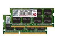 Transcend JetMemory - DDR3 - kit - 16 GB: 2 x 8 GB - SO-DIMM 204-pin - 1600 MHz / PC3-12800 - 1.5 V - unbuffered -