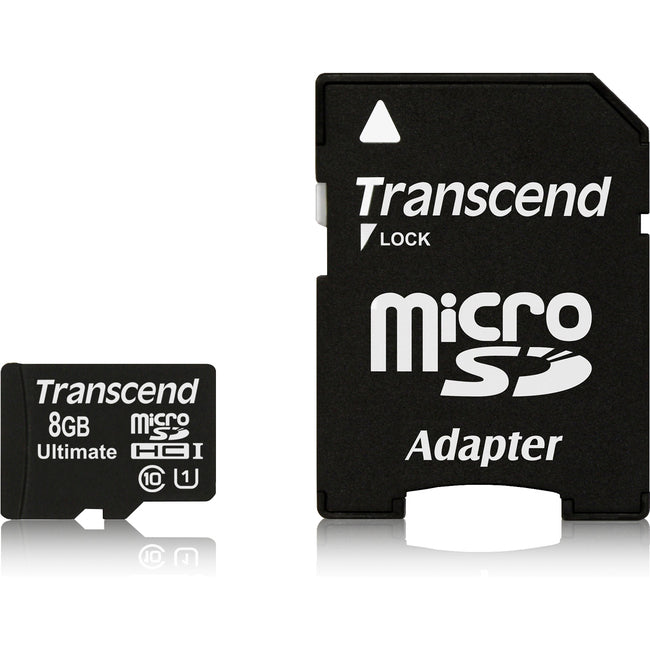 Transcend Ultimate 8 GB Class 10/UHS-I microSDHC TS8GUSDHC10U1