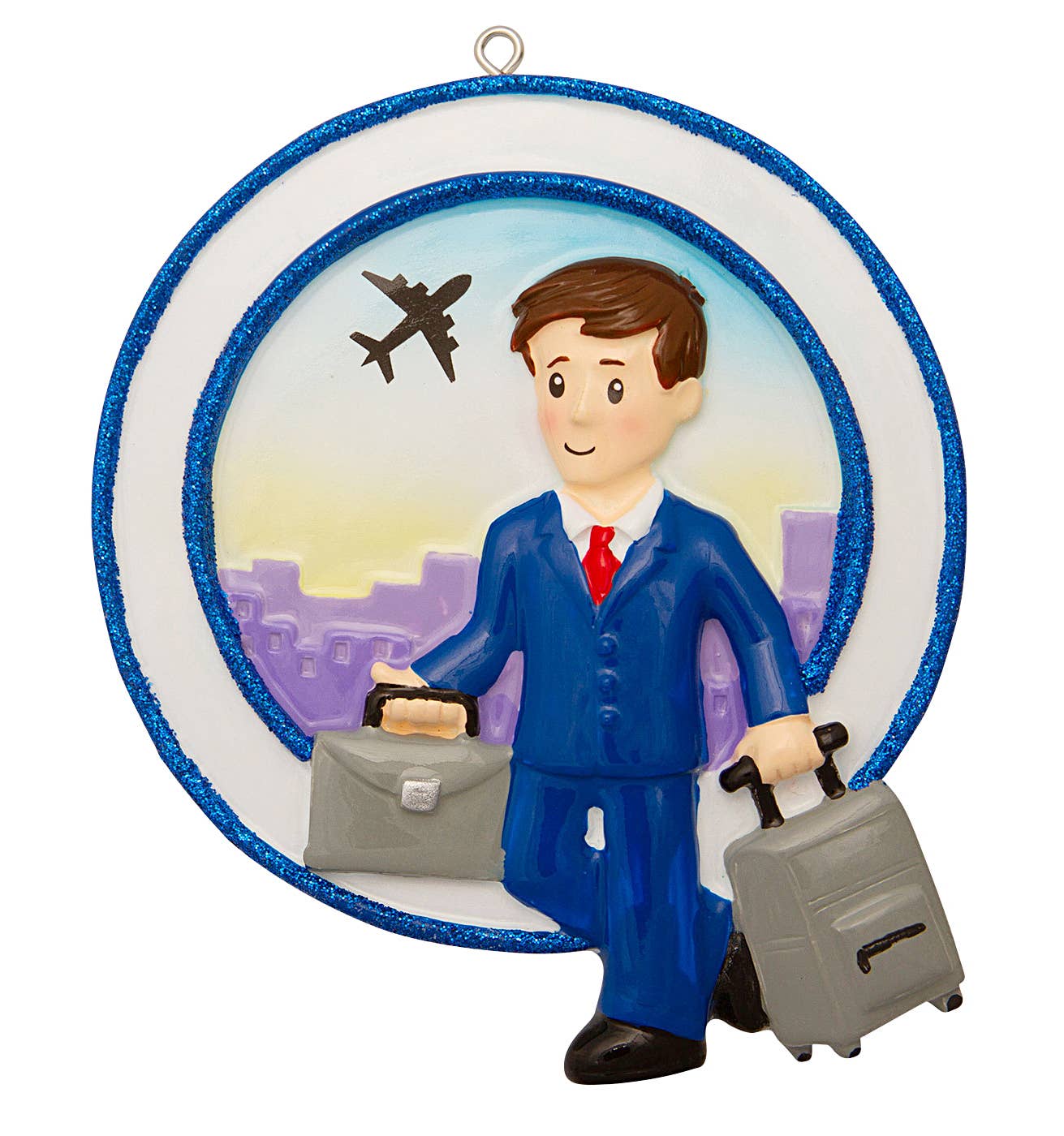 Traveling Business Man Ornament
