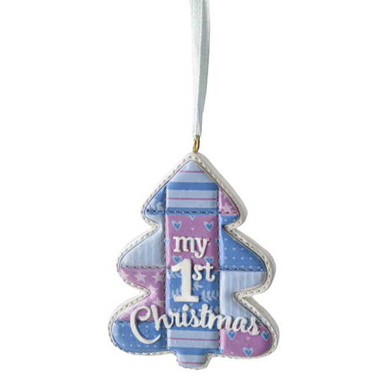 Tree Ornament - My First Christmas - Blue