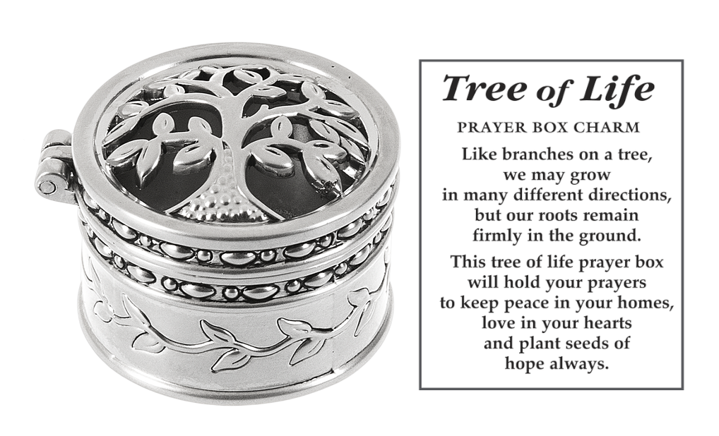 Tree of Life Prayer Box Charm