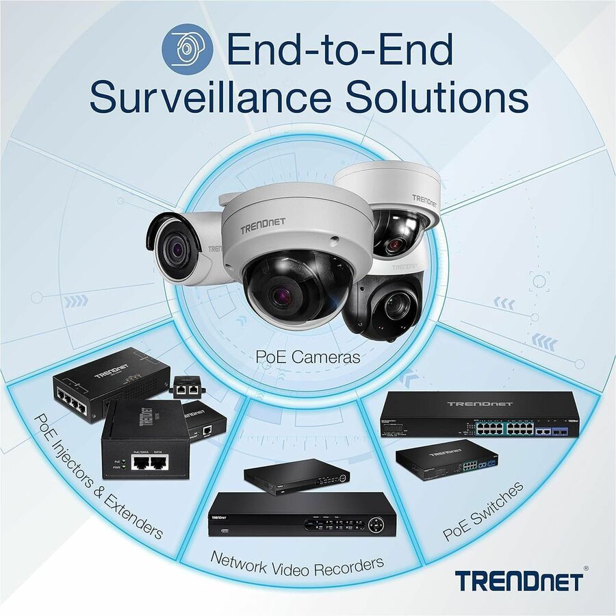 Trendnet Tpe-S44 Network Switch Unmanaged Power Over Ethernet (Poe) Blue