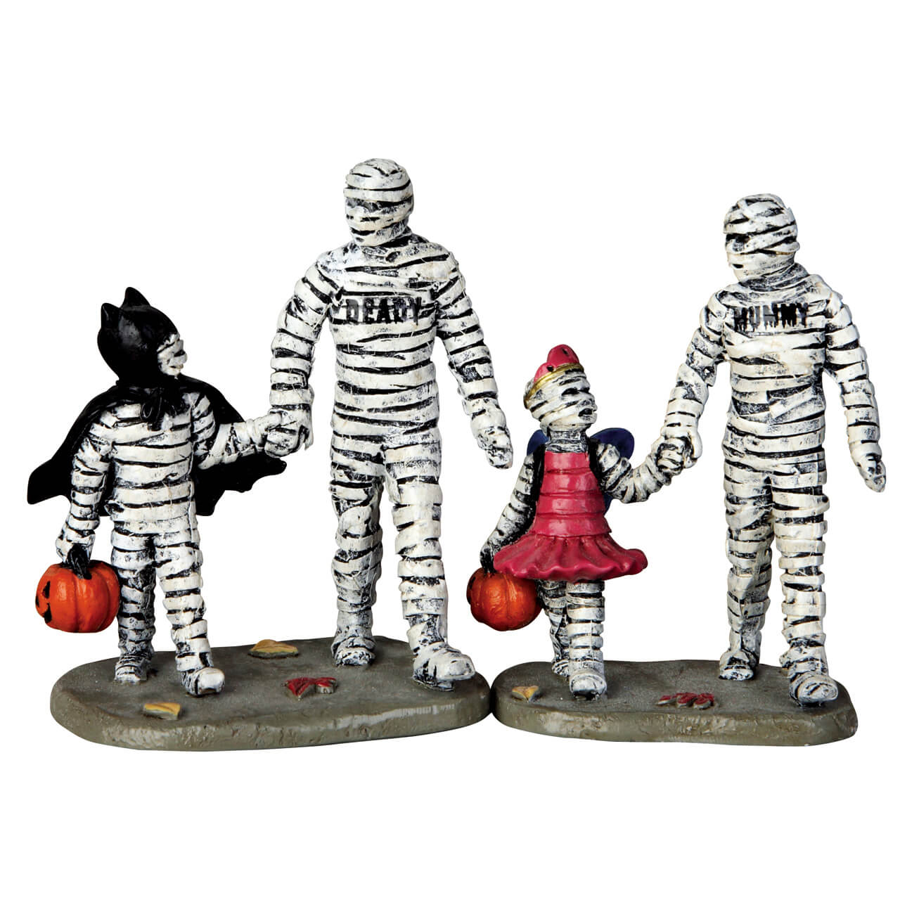 Trick Or Treating With Mummy And Deady - 2 Piece Set