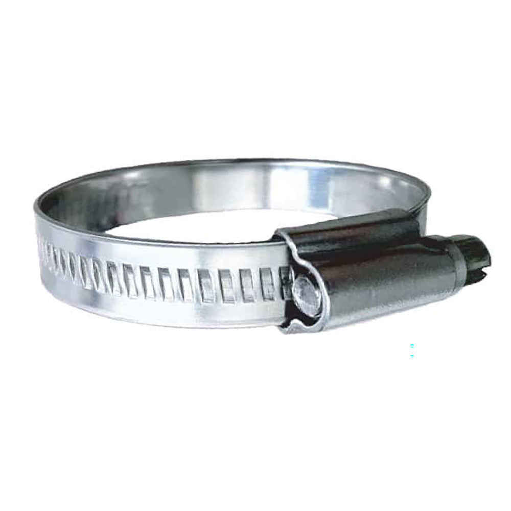 Trident Marine 316 SS Non-Perforated Worm Gear Hose Clamp - 15/32" Band - (1-1/2" - 2")