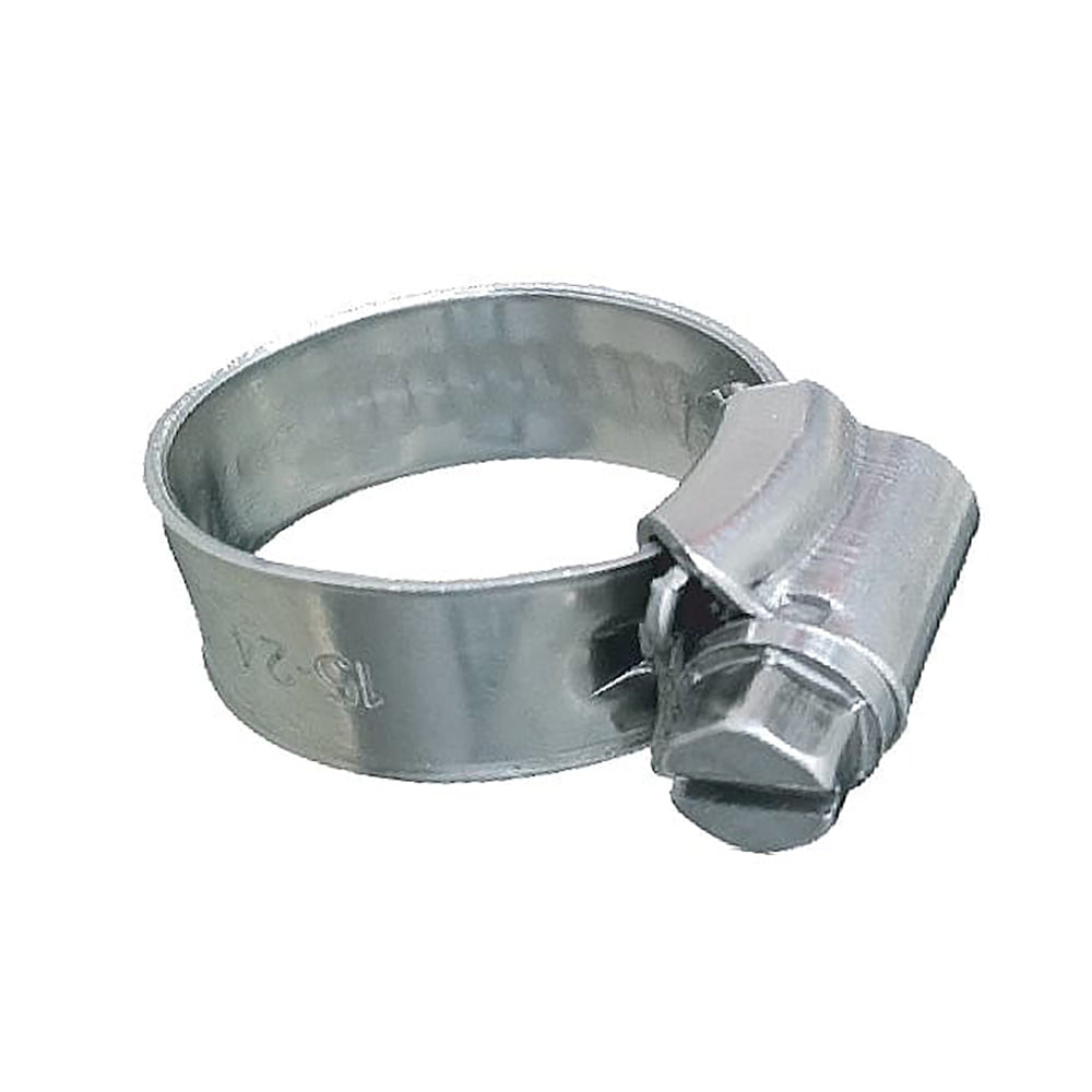 Trident Marine 316 SS Non-Perforated Worm Gear Hose Clamp - 3/8" Band - (1-1/16" &ndash;