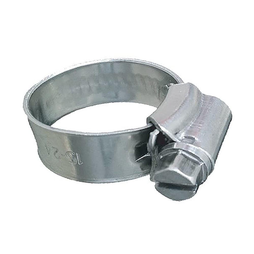 Trident Marine 316 SS Non-Perforated Worm Gear Hose Clamp - 3/8" Band - (5/16" &ndash;