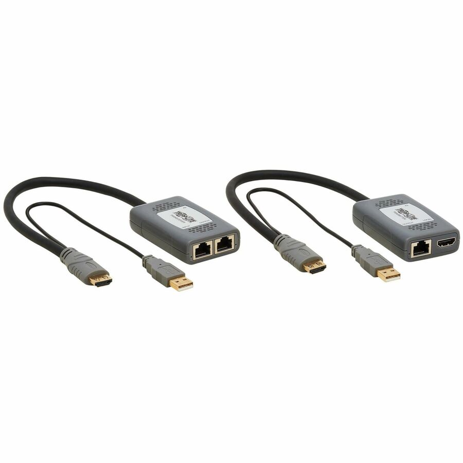 Tripp Lite 1-Port DisplayPort over Cat6 Extender Kit, Pigtail Transmitter/Receiver, 4K 60