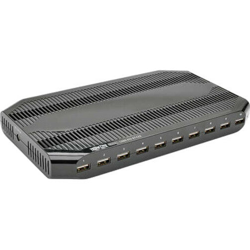 Tripp Lite 10-Port Usb Charging Station With Adjustable Storage, 12V 8A 96W