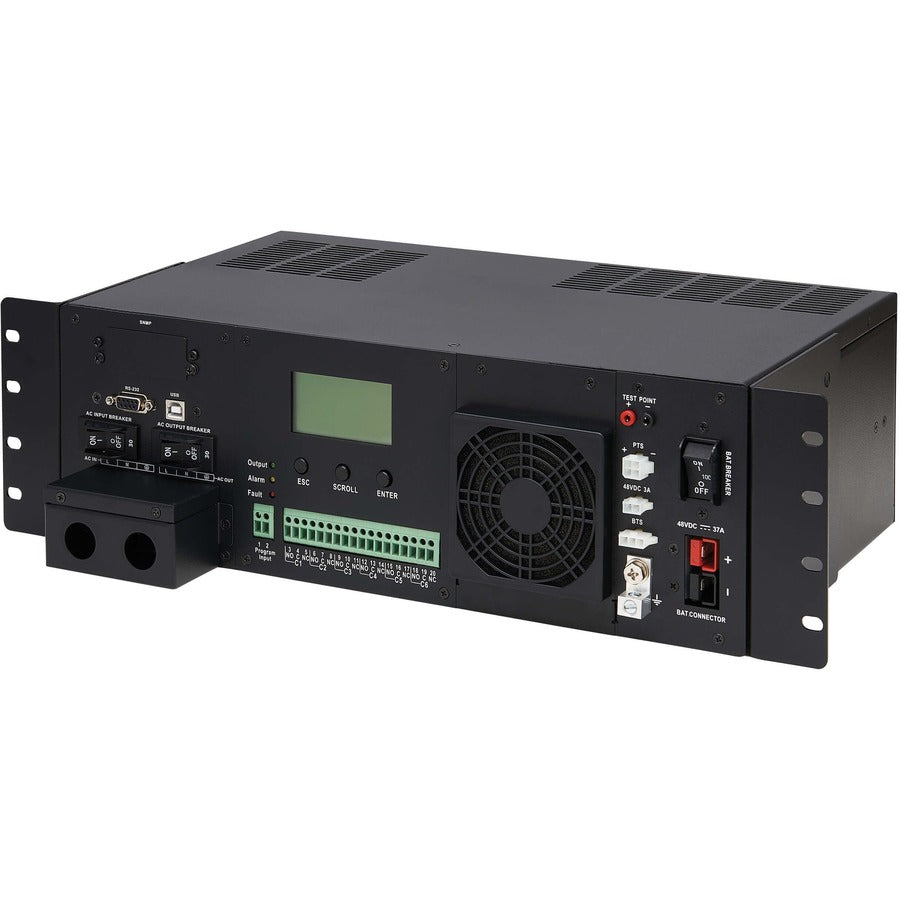 Tripp Lite 120Vac 48Vdc 1500Va 1200W Extreme Temperature Network Ups For Industrial And Traffic Networks, 3U, Hardwire