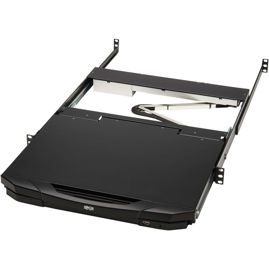 Tripp Lite 1U Rack-Mount Short-Depth HDMI KVM Console KVM Switch with 18.5 in. LCD - 1