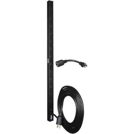 Tripp Lite 1.9Kw Single-Phase Basic Pdu, 120V Outlets (14 5-15/20R), L5-20P/5-20P Adapter, 15Ft Cord, 0U Vertical