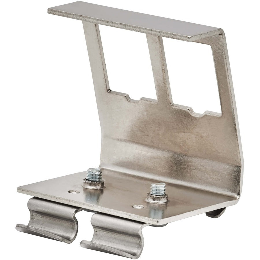 Tripp Lite 2-Port Metal DIN-Rail Mounting Module for Snap-In Keystone Jacks and Couplers, Silver, TAA