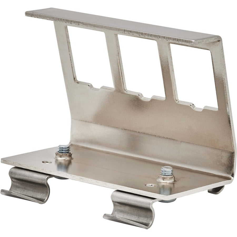 Tripp Lite 3-Port Metal DIN-Rail Mounting Module for Snap-In Keystone Jacks and Couplers, Silver, TAA