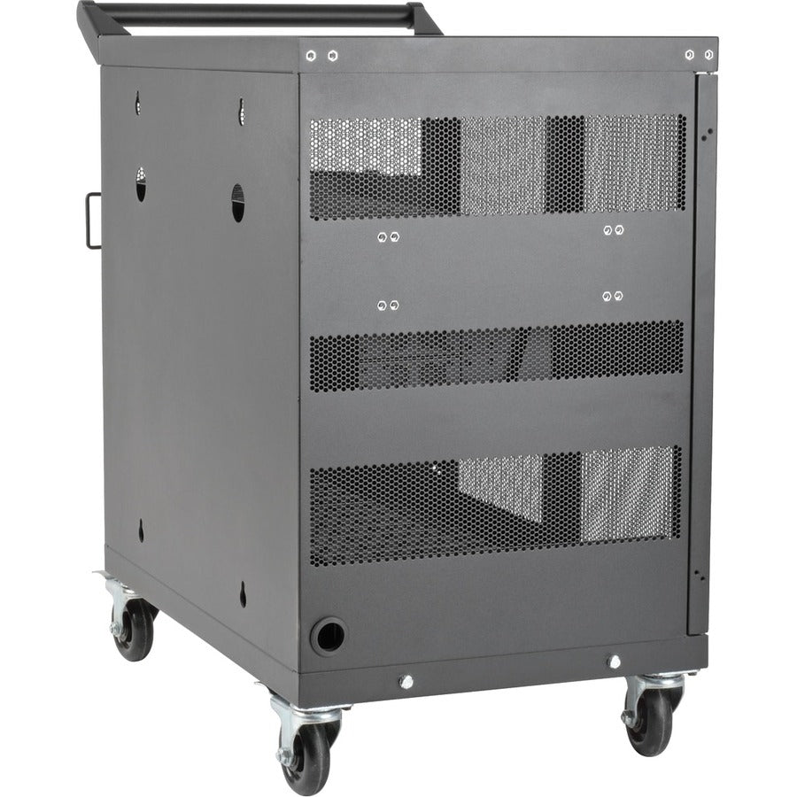 Tripp Lite 32-Device Usb Charging Station Cart With Sync For Ipad And Android Tablets, Wall-Mount Option, Black