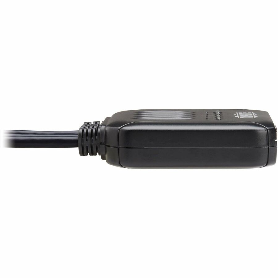 Tripp Lite 4-Port VGA KVM Switch with Built-In VGA, USB and 3.5 mm Audio Cables - 4