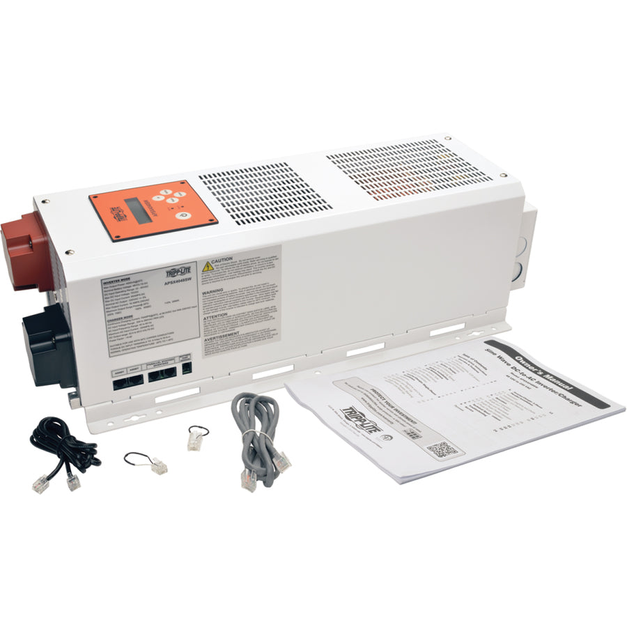 Tripp Lite 4000W Aps X Series 48Vdc 220/230/240V Inverter / Charger W/ Pure Sine-Wave Output, Ats, Hardwired