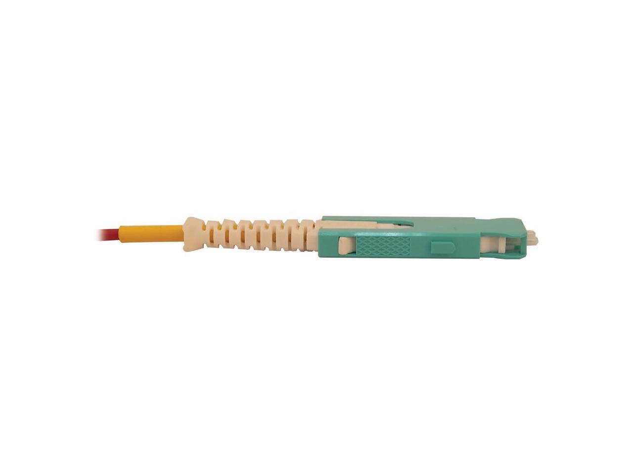 Tripp Lite 40/100/400G Multimode 50/125 Om4 Fiber Optic Cable (Duplex Sn-Pc To Duplex Lc-Pc M/M), Lszh, Magenta, 3 M (9.8 Ft.) - Network Cable - Sn/Pc Multi-Mode (M) Push/Pull To Lc/Pc Multi-Mode (M) Latched - 3 M - 0.1 In - Fiber Optic - Duplex - 50 / 12