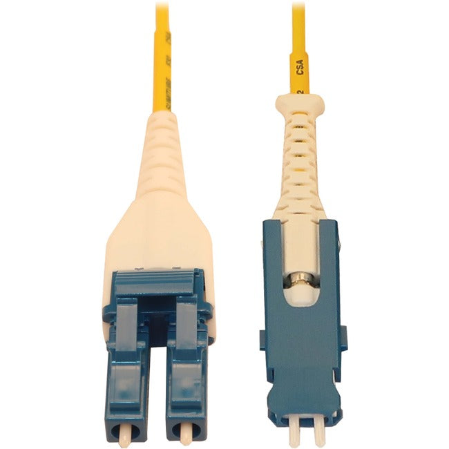 Tripp Lite 40/100/400G Singlemode 9/125 Os2 Fiber Optic Cable (Duplex Sn-Upc To Duplex Lc-Upc M/M), Lszh, Yellow, 1 M (3.3 Ft.) - Network Cable - Sn/Upc Single-Mode (M) Push/Pull To Lc/Upc Single-Mode (M) Latched - 1 M - 0.1 In - Fiber Optic - Duplex - 9