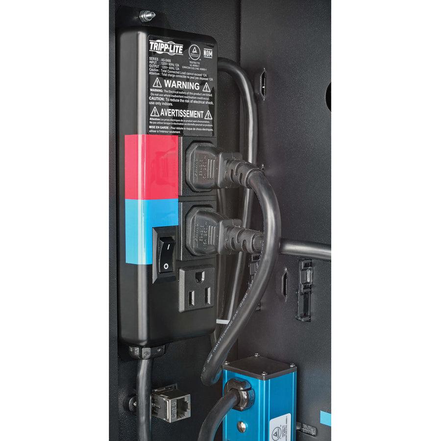 Tripp Lite 48-Device Ac Mobile Charging Cart – Laptops And Chromebooks, 120V, Nema 5-15P, 10 Ft. Cord, Black