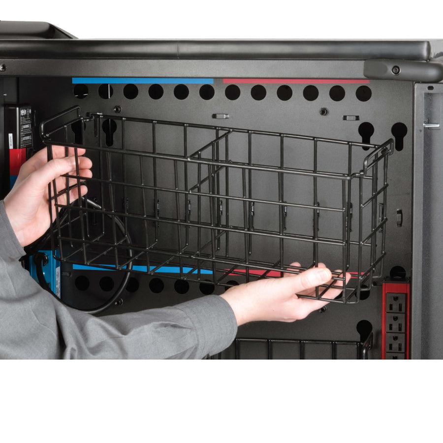 Tripp Lite 48-Device Ac Mobile Charging Cart – Laptops And Chromebooks, 120V, Nema 5-15P, 10 Ft. Cord, Black