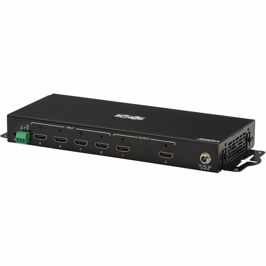 Tripp Lite 4x2 HDMI Matrix Switch/Splitter with Remote Control and Multi-Resolution