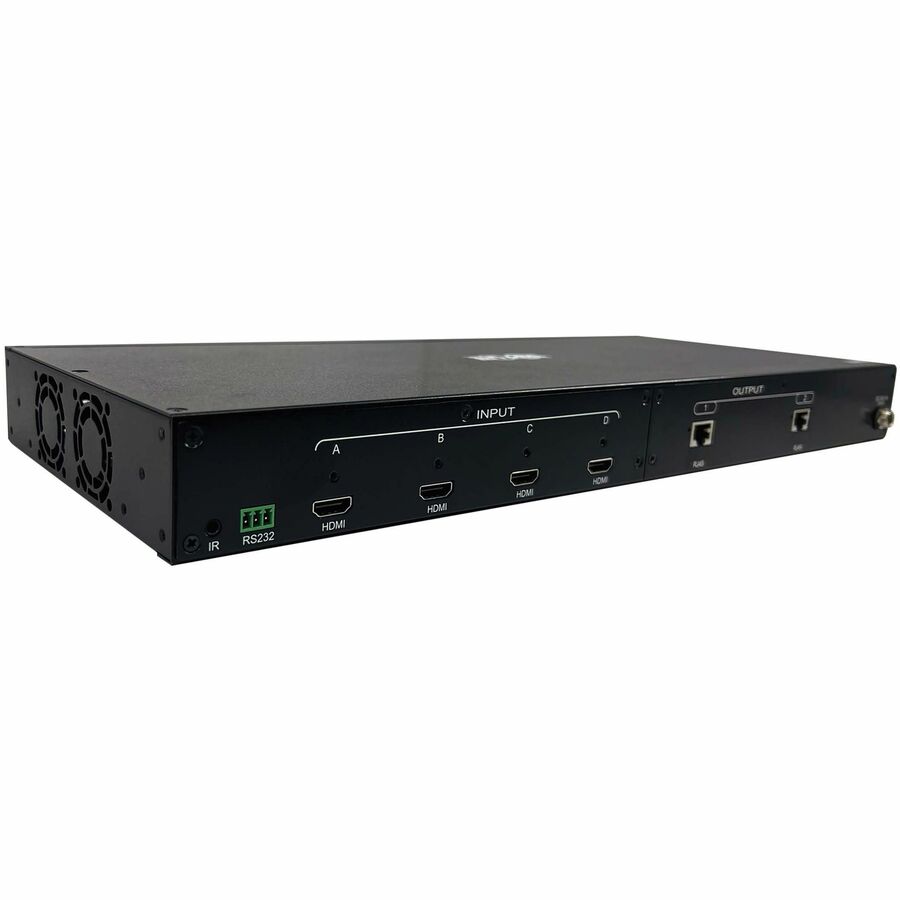 Tripp Lite 4x2 HDMI over Cat6 Matrix Switch Kit Switch/2x Pigtail Receivers 4K 60 Hz HDR
