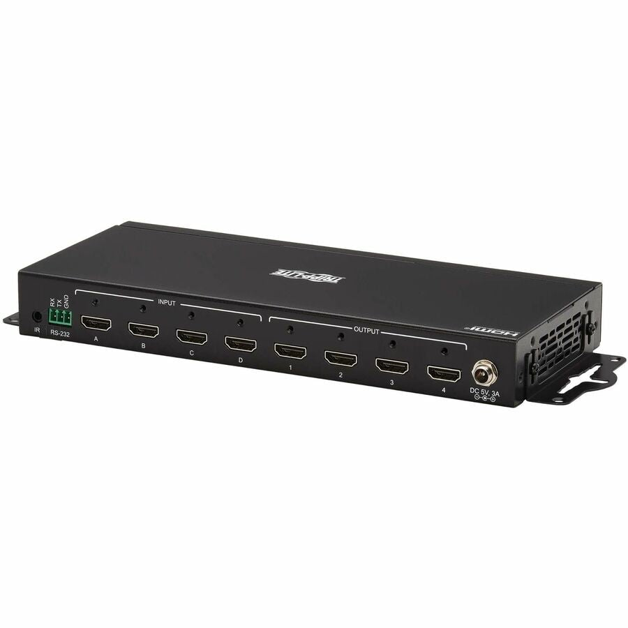 Tripp Lite 4x4 HDMI Matrix Switch/Splitter with Remote Control and Multi-Resolution
