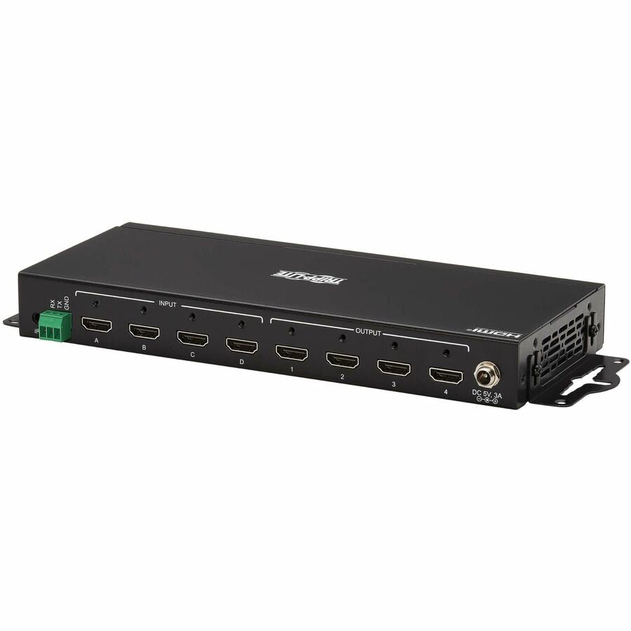 Tripp Lite 4x4 HDMI Matrix Switch/Splitter with Remote Control and Multi-Resolution
