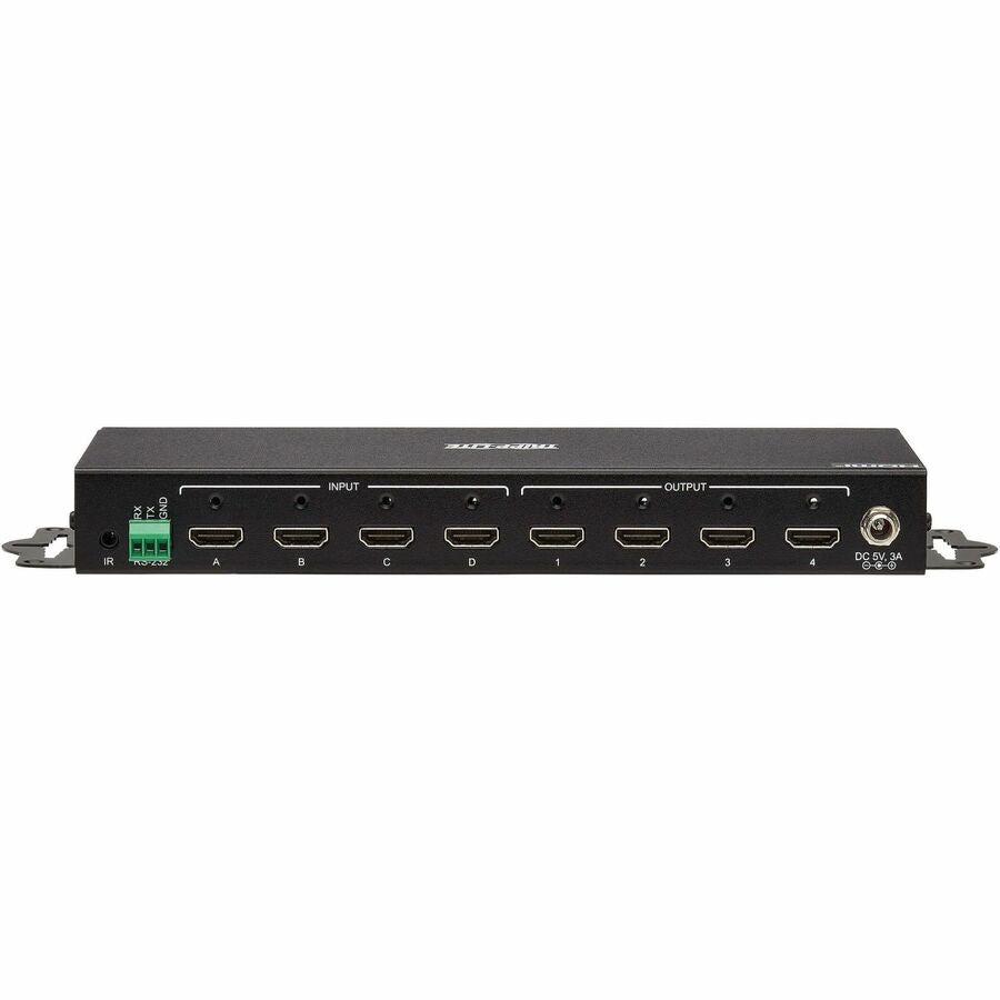 Tripp Lite 4x4 HDMI Matrix Switch/Splitter with Remote Control and Multi-Resolution