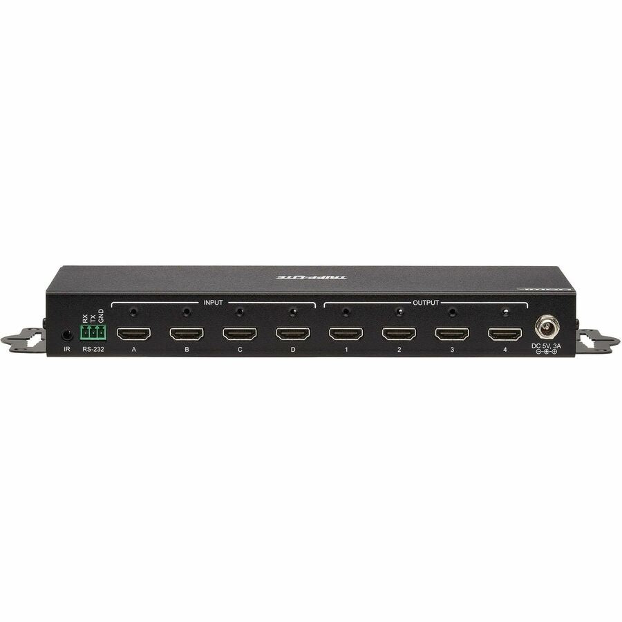 Tripp Lite 4x4 HDMI Matrix Switch/Splitter with Remote Control and Multi-Resolution