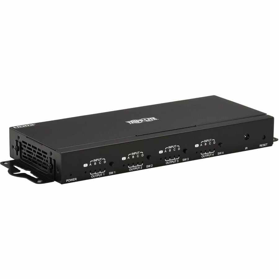 Tripp Lite 4x4 HDMI Matrix Switch/Splitter with Remote Control and Multi-Resolution