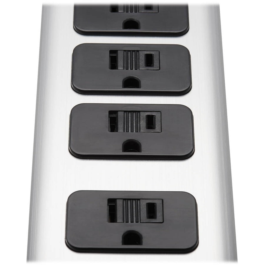 Tripp Lite 5-Outlet Surge Protector With 1 Usb-A And 1 Usb-C (3.9A Shared) - 6 Ft. Cord, 2100 Joules, Metal Housing
