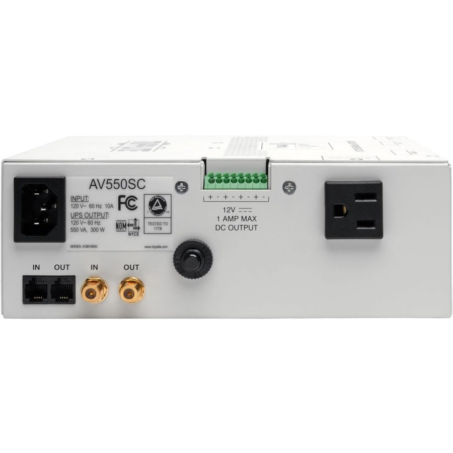 Tripp Lite 550VA Audio Video UPS - Structured Wiring Power Protection | TecISoft AV550SC