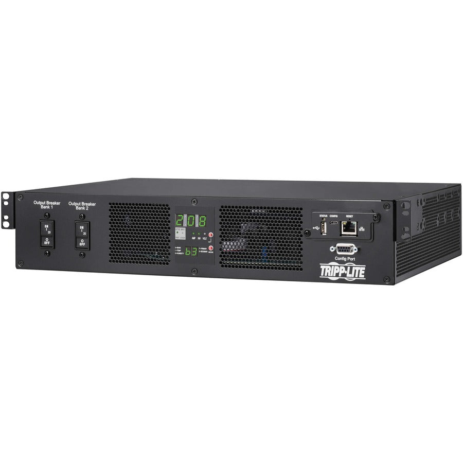 Tripp Lite 7.4kW Monitored PDU ATS PDUMNH32HVAT2 - Automatic Transfer Switch Power Distribution Unit