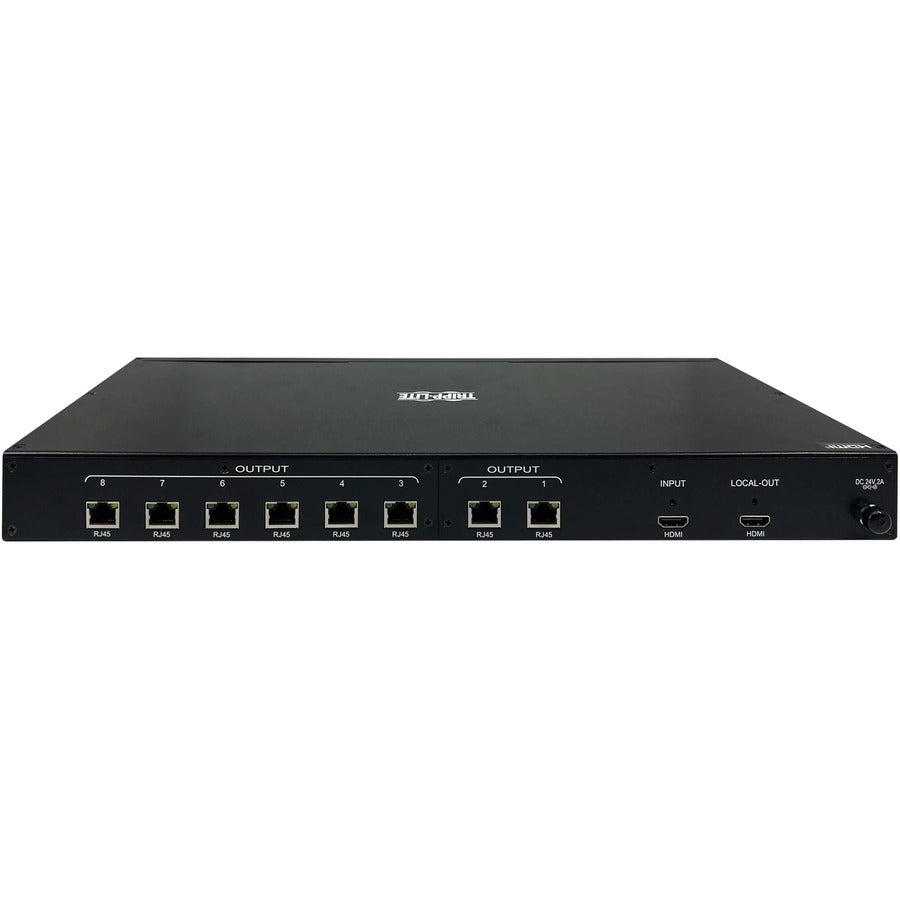 Tripp Lite 8-Port Hdmi Over Cat6 Splitter - 4K 60 Hz, Hdr, 4:4:4, Poc, Hdcp 2.2, 230 Ft. (70.1 M), Taa