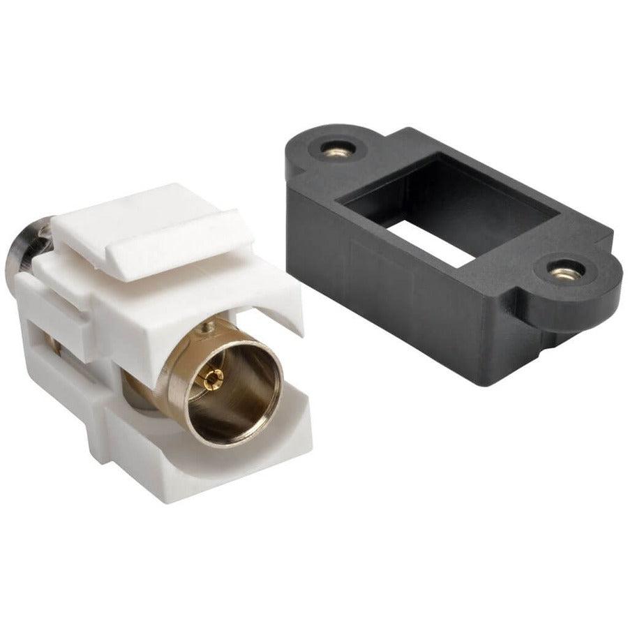 Tripp Lite A230-001-Kp Bnc All-In-One Keystone/Panel Mount Coupler (F/F), 75 Ohms