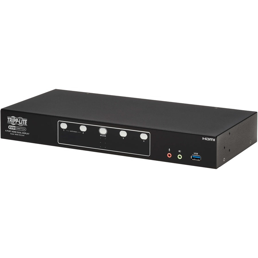 Tripp Lite B006-HD2UA4 4-Port HDMI Dual-Display KVM Switch - 4K 60Hz Multi-Computer Management | TecISoft