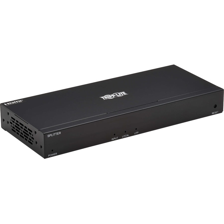 Tripp Lite B127A-004-Bh 4-Port Hdmi Over Cat6 Splitter - 4K 60 Hz, Hdr, 4:4:4, Poc, Hdcp 2.2, 230 Ft. (70.1 M), Taa